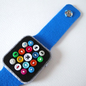 手工縫制的Apple Watch